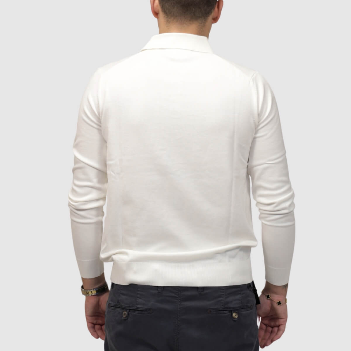MARKUP POLO MANICA LUNGA MK9900004 PANNA