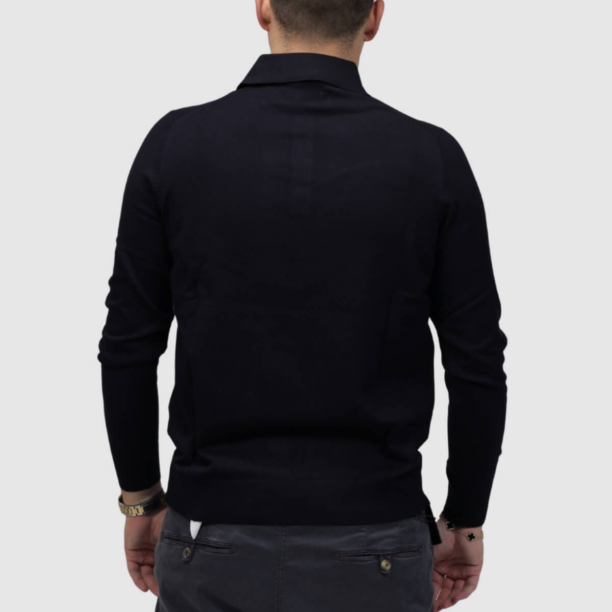 MARKUP POLO MANICA LUNGA MK9900004 BLU