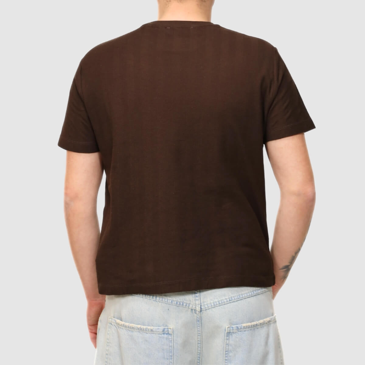MARKUP T-SHIRT MK1910061 MARRONE