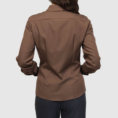 MARYLEY CAMICIA 26IB001 MARRONE