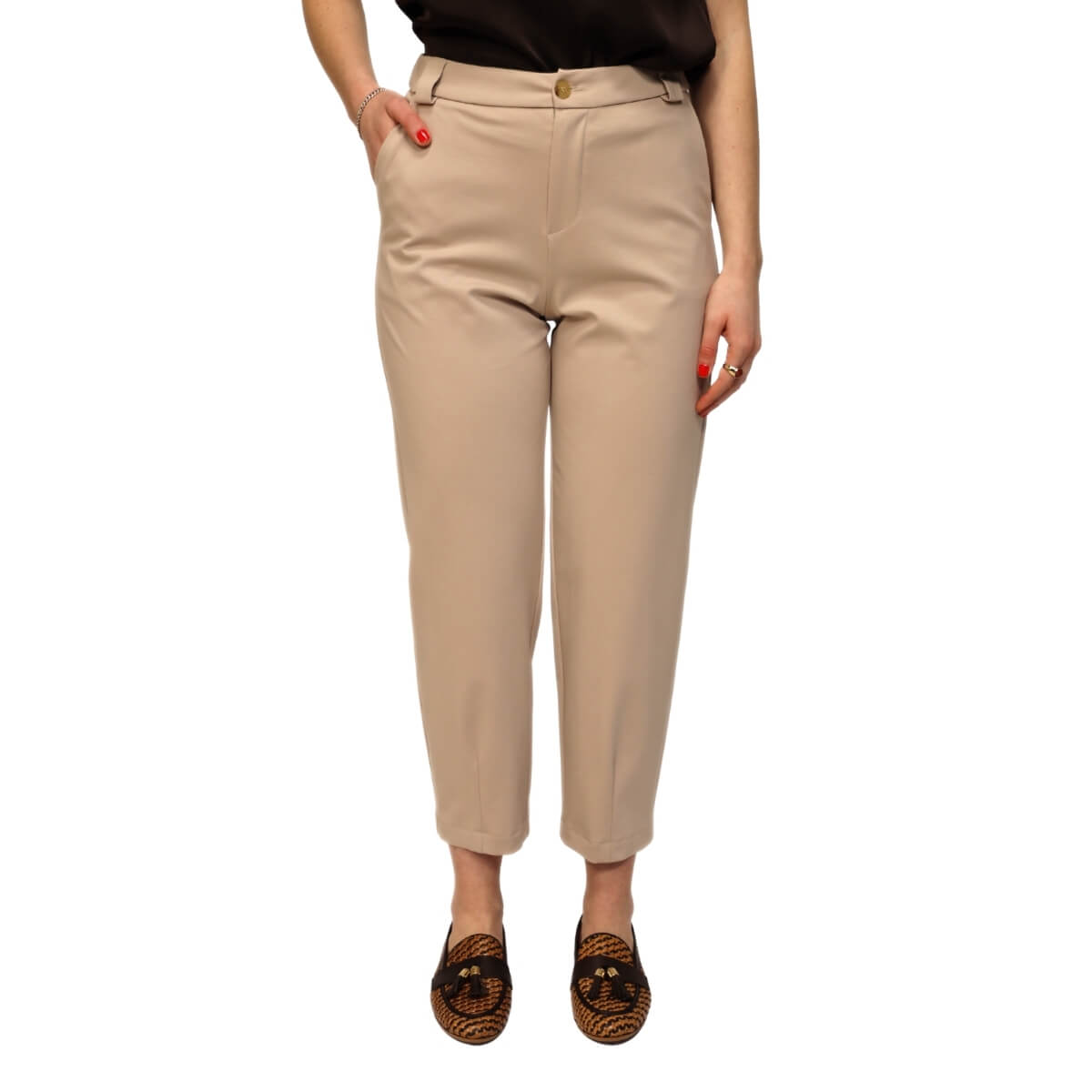MARYLEY PANTALONE 518 BEIGE