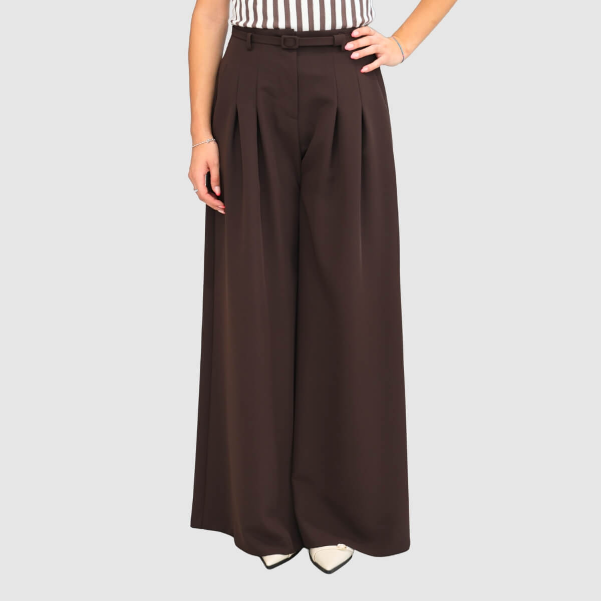 MARYLEY PANTALONE 583 MARRONE