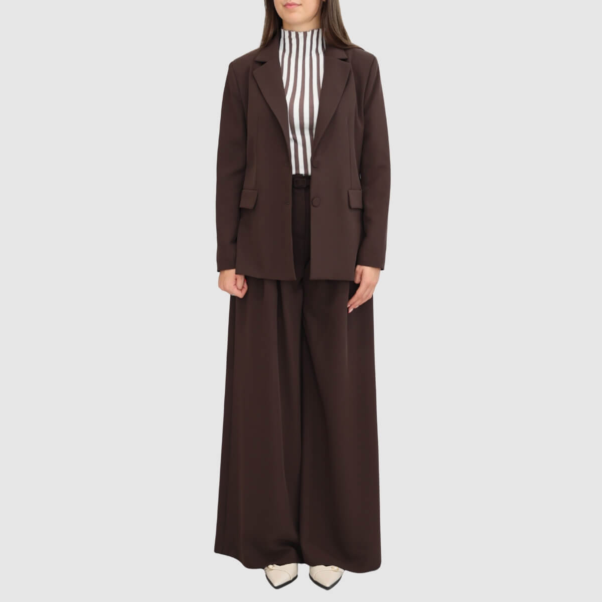 MARYLEY PANTALONE 583 MARRONE