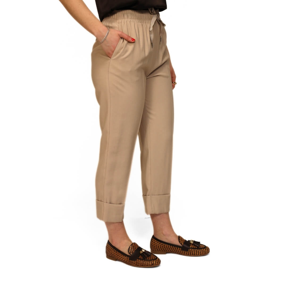 MARYLEY PANTALONE 597 BEIGE