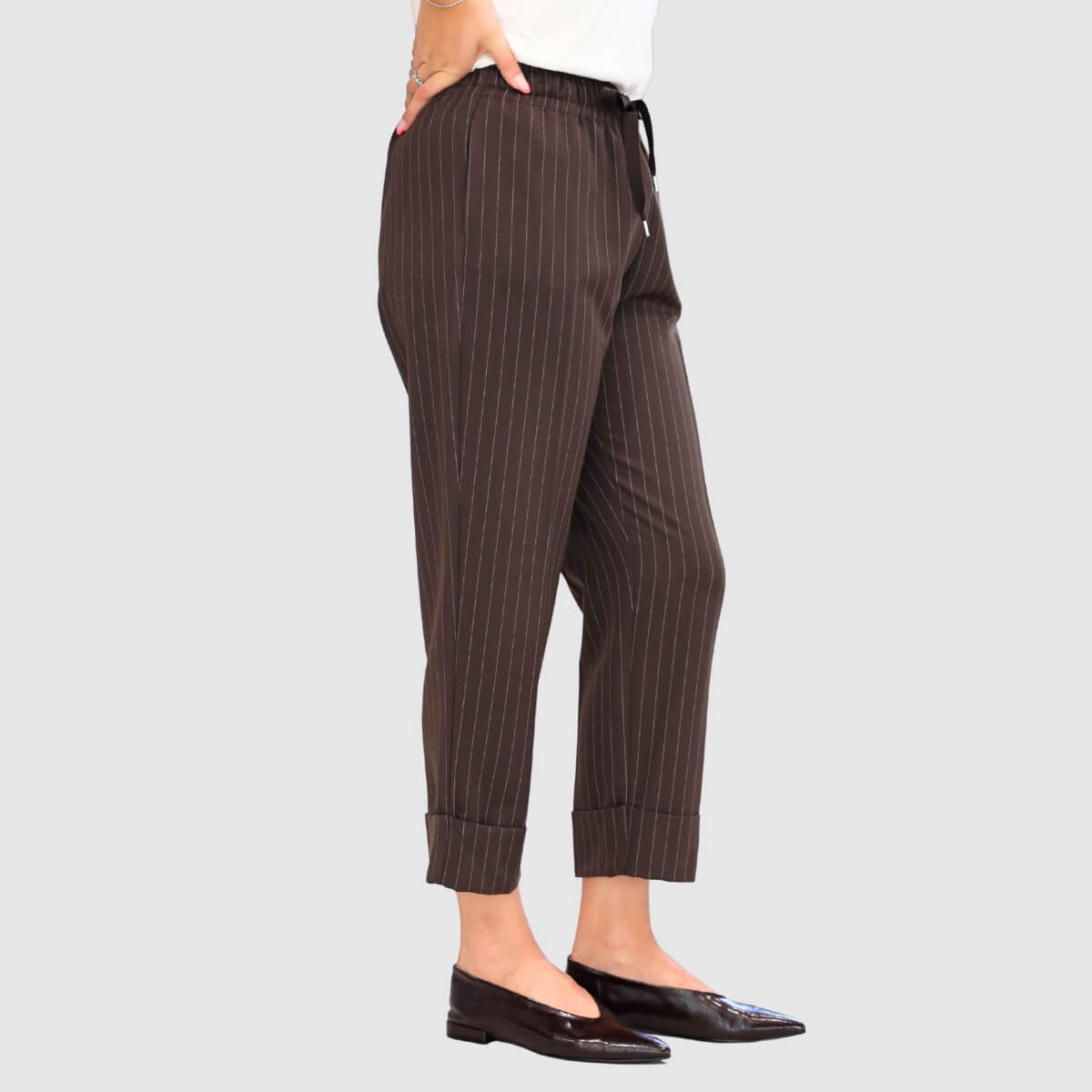 MARYLEY PANTALONE 597 MARRONE