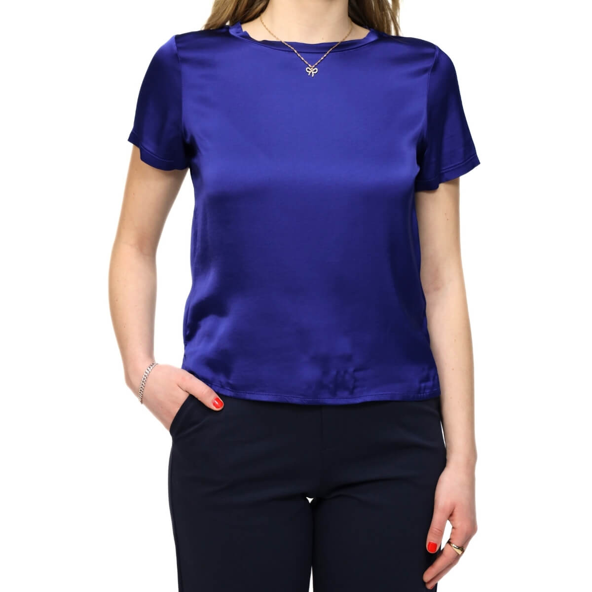 MARYLEY T-SHIRT 820 BLU