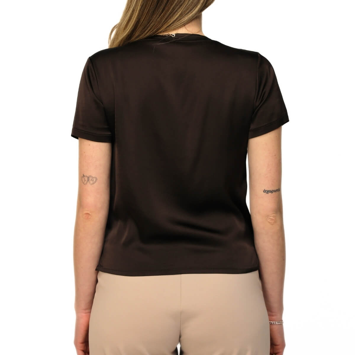 MARYLEY T-SHIRT 820 MARRONE