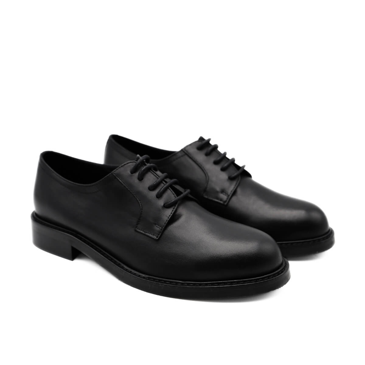 MAT20 STRINGATA DERBY PELLE 8800 NERO