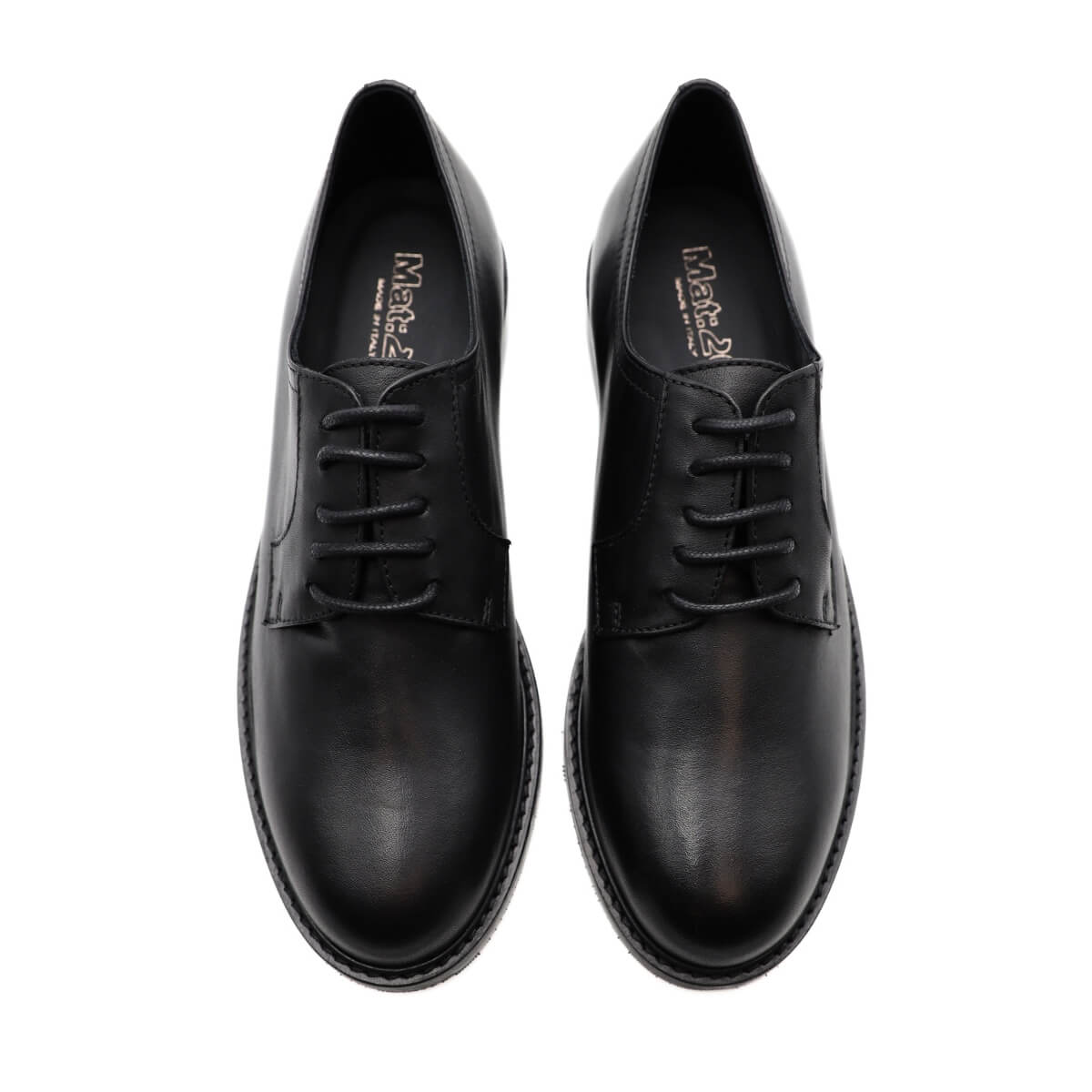 MAT20 STRINGATA DERBY PELLE 8800 NERO
