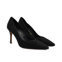 MELLUSO DÈCOLLÈTE CAMOSCIO D5198 NERO