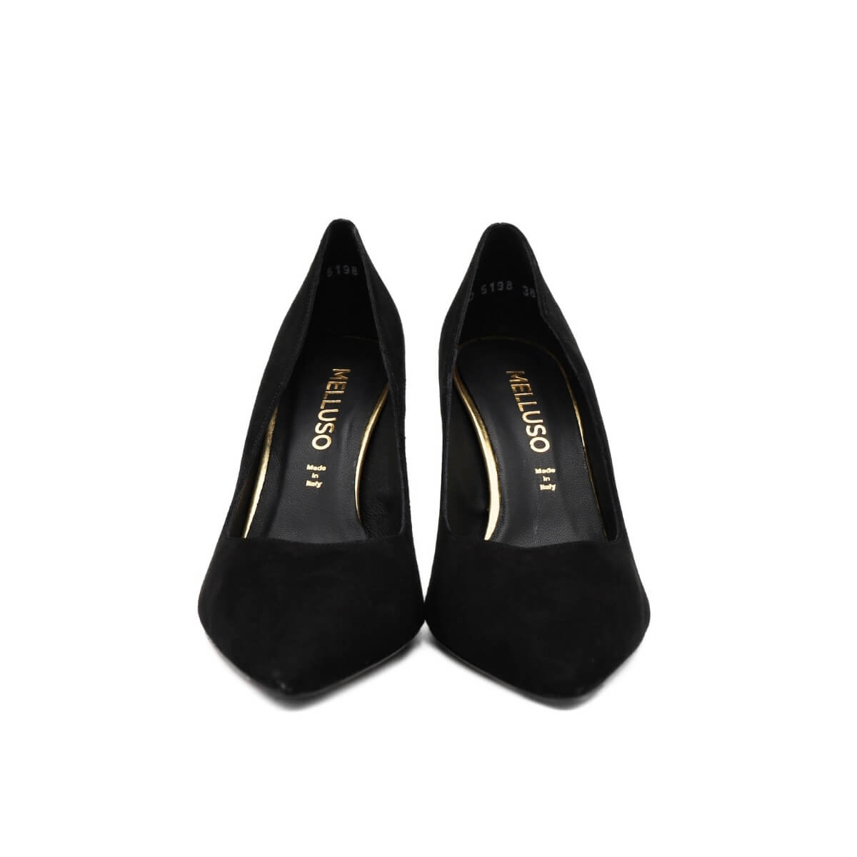 MELLUSO DÈCOLLÈTE CAMOSCIO D5198 NERO