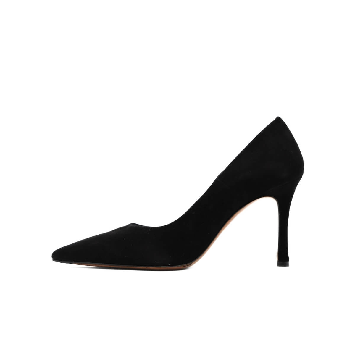 MELLUSO DÈCOLLÈTE CAMOSCIO D5198 NERO