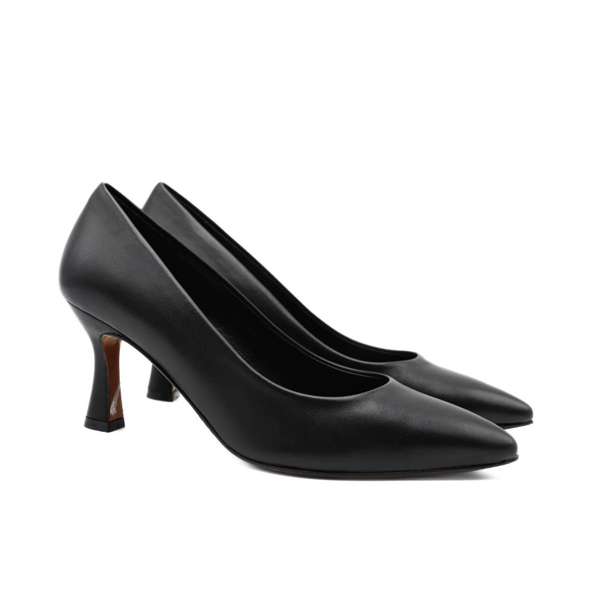MELLUSO DÈCOLLÈTE PELLE D5177 NERO