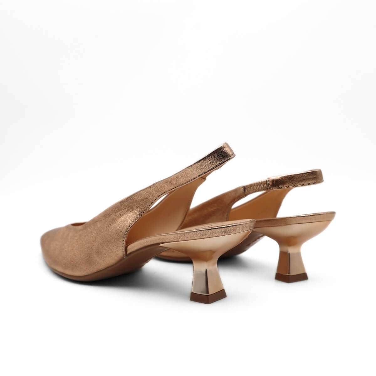 MELLUSO SLINGBACK D202 LAMINATO NUDE
