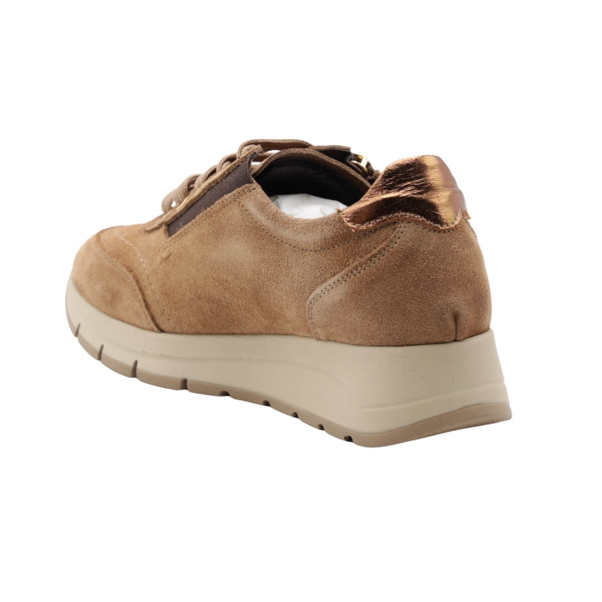 MELLUSO SNEAKERS R25100 CAMOSCO TAUPE