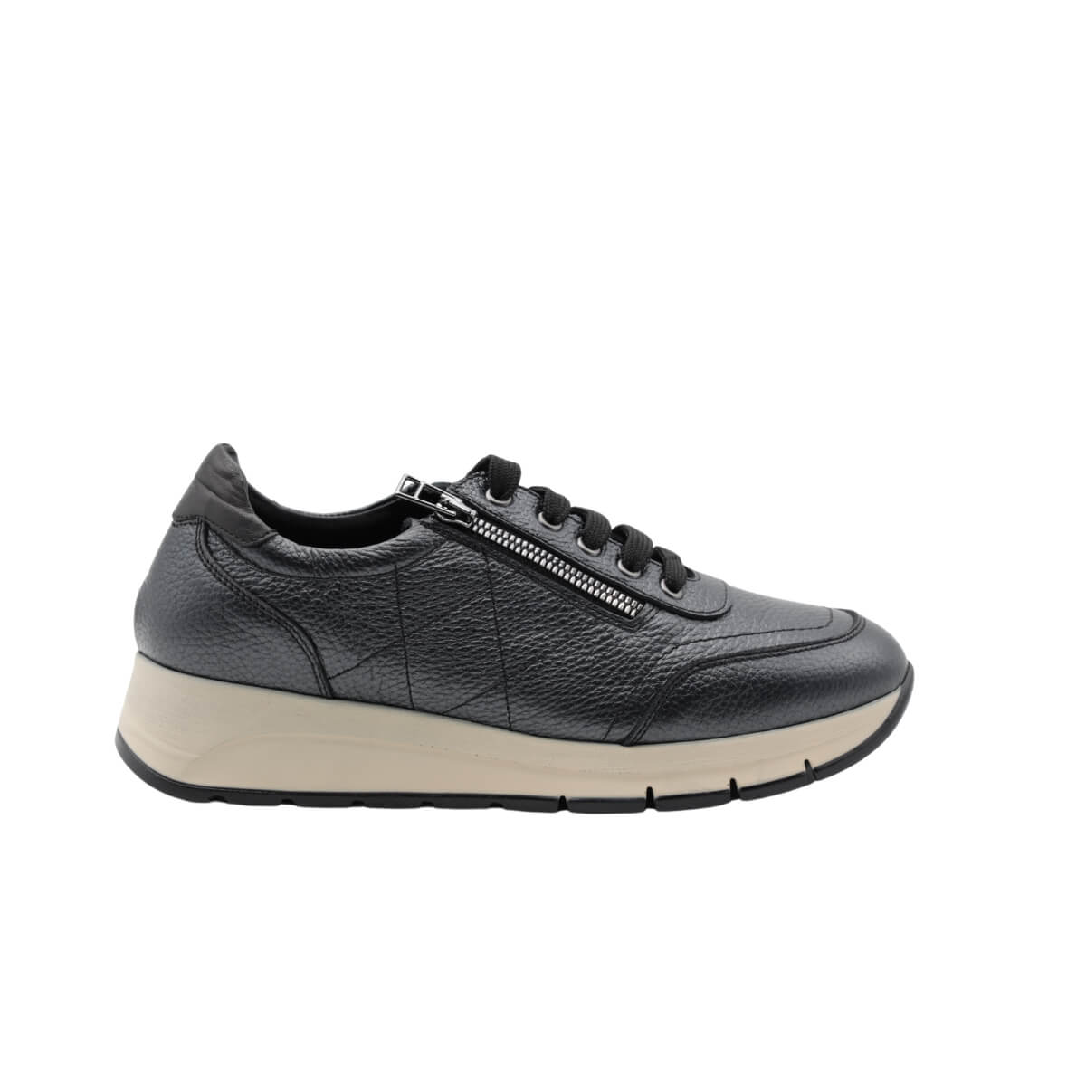 MELLUSO SNEAKERS R25100 LAMINATO ANTRACITE