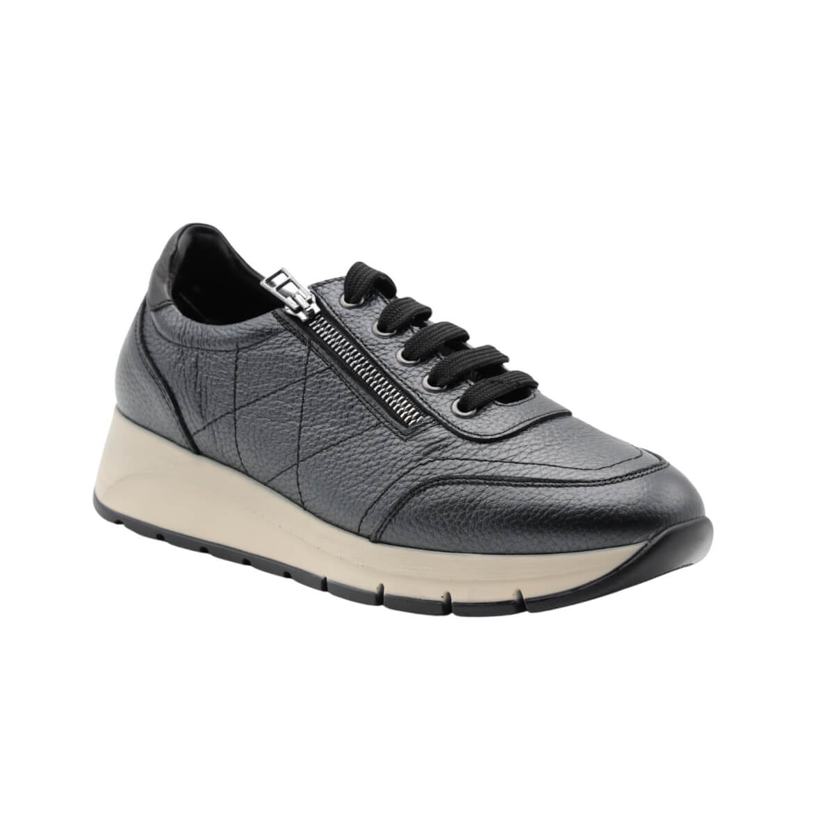 MELLUSO SNEAKERS R25100 LAMINATO ANTRACITE