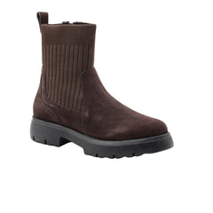 MELLUSO STIVALETTO 034381 CALZINO MARRONE