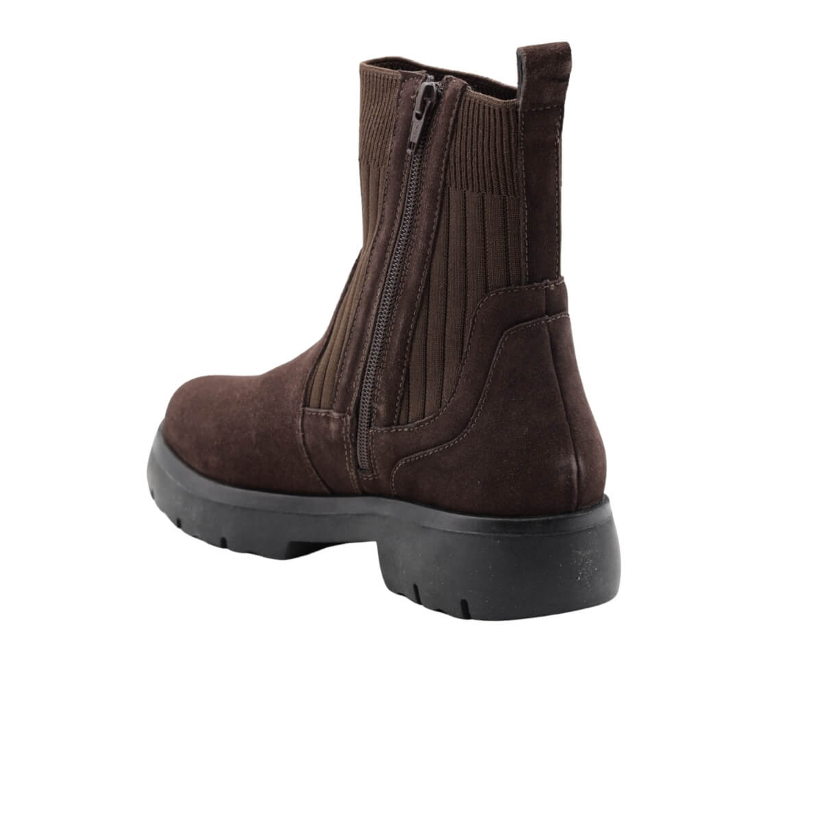 MELLUSO STIVALETTO 034381 CALZINO MARRONE