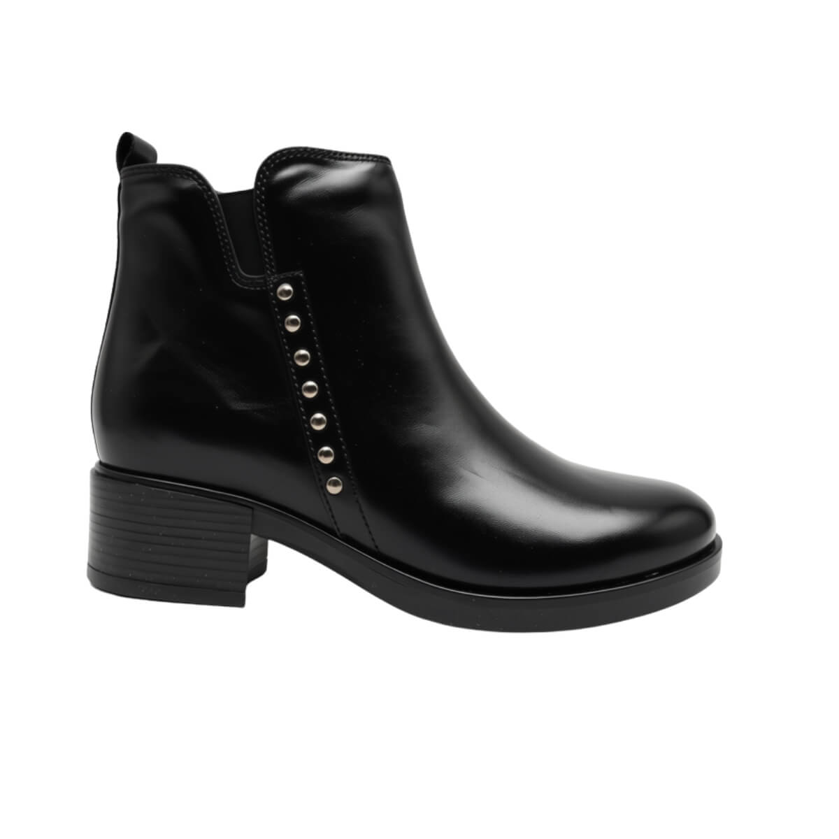 MELLUSO STIVALETTO K91851 BORCHIE NERO