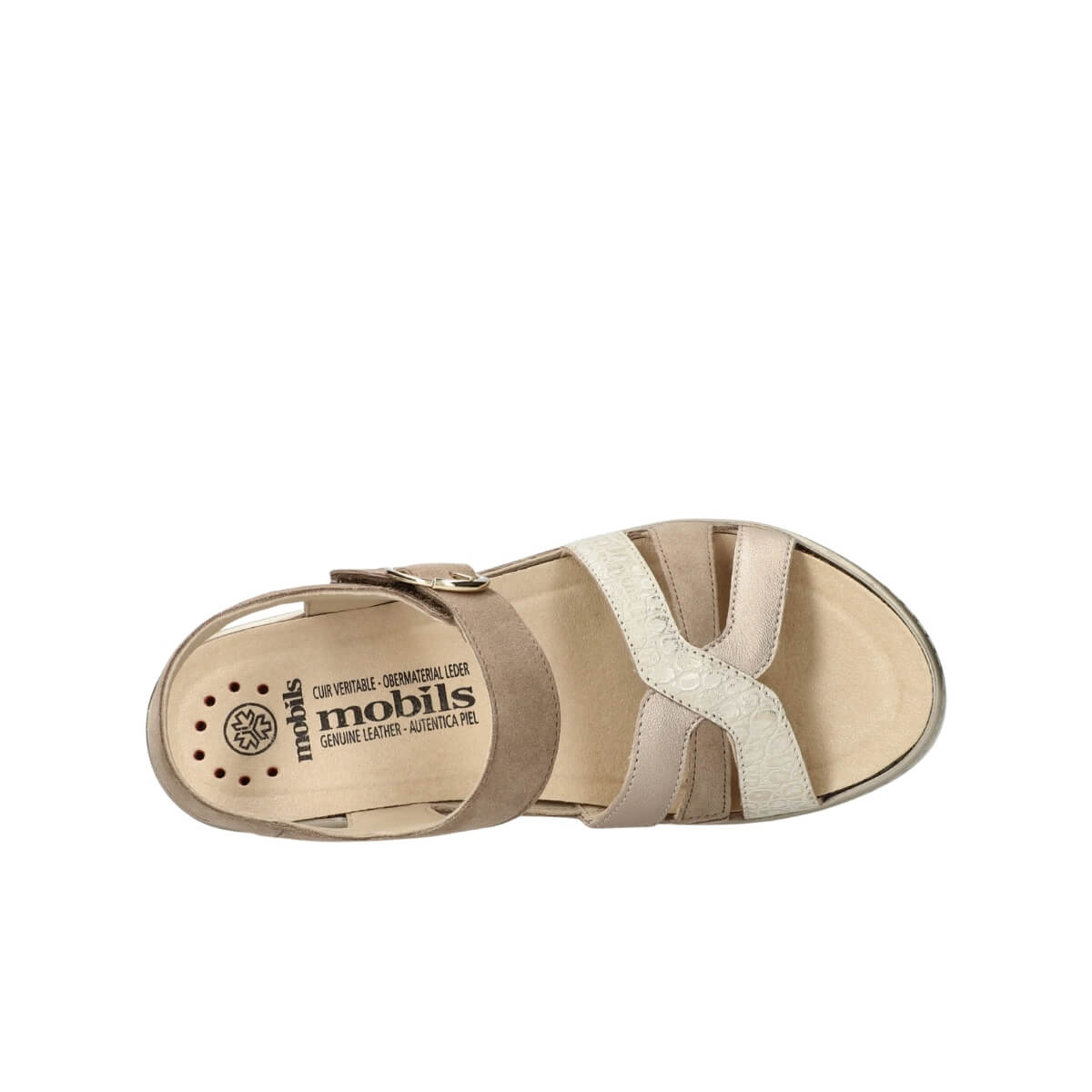 MEPHISTO MOBILS SANDALO NANCIA 9553 PLATINO