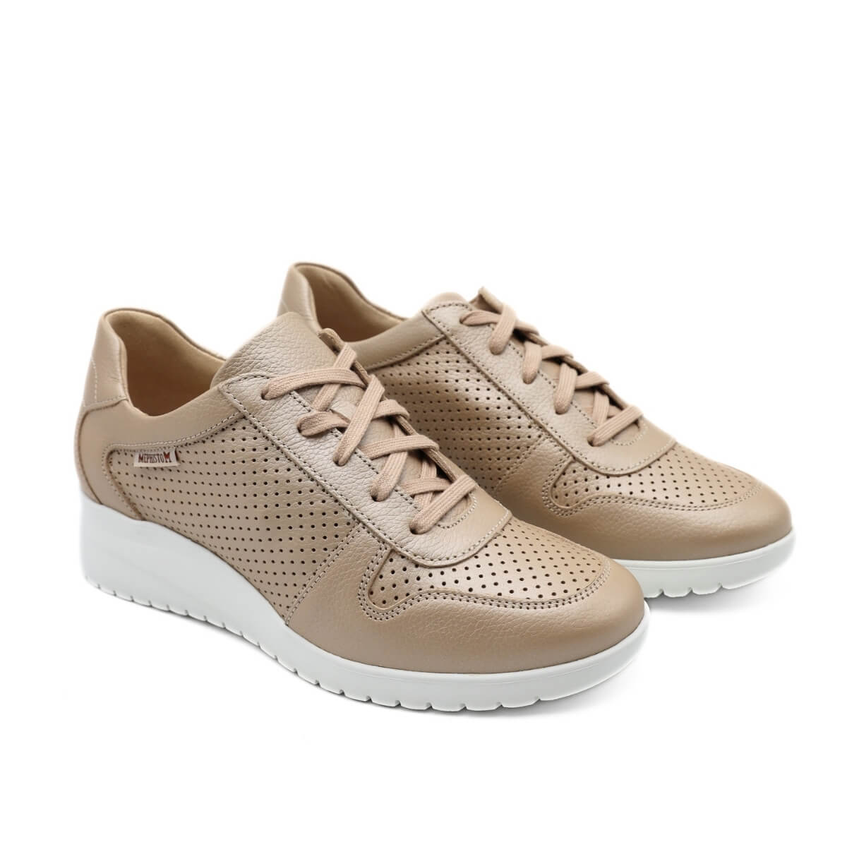 MEPHISTO SNEAKERS ISA PERF 991B BEIGE