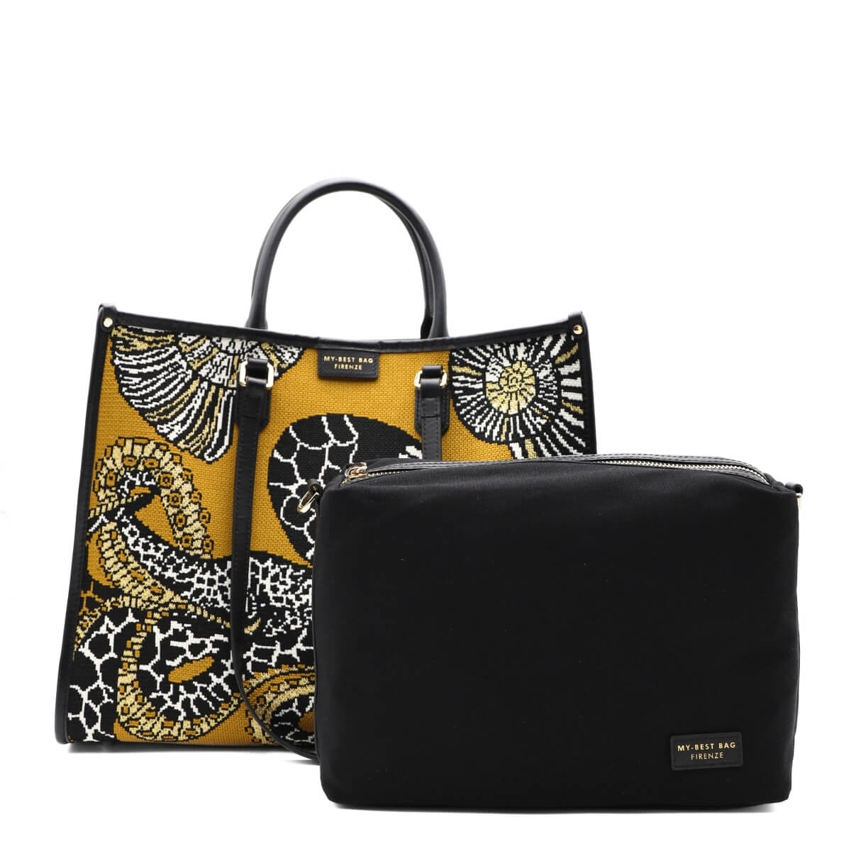 MY-BEST BAG BORSA ATENA OCTOPUS 2016 NERO ORO