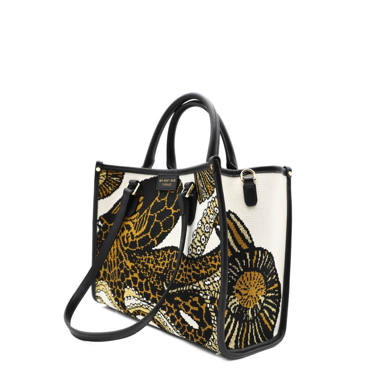 MY-BEST BAG BORSA ATENA OCTOPUS 2017 NERO ORO