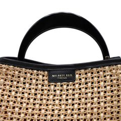 MY-BEST BAG BORSA RAFFIA INGRID 2041 NATURAL