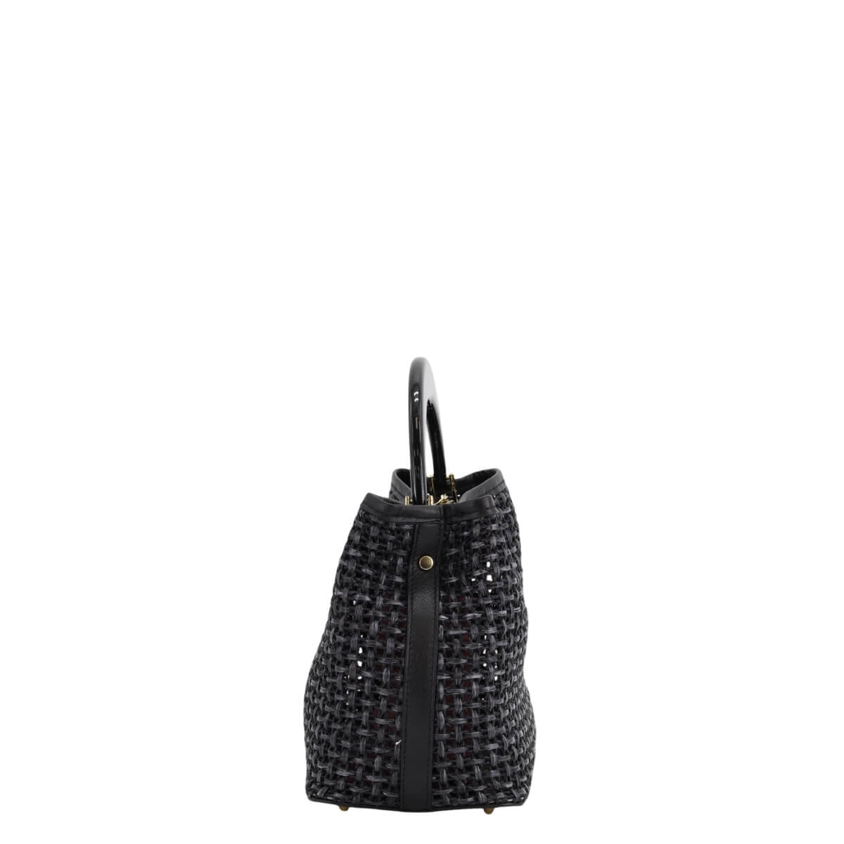 MY-BEST BAG BORSA RAFFIA INGRID 2041 NERO