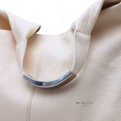 MY-BEST BAG BORSA SACCA ELLISSE 2038 AVORIO