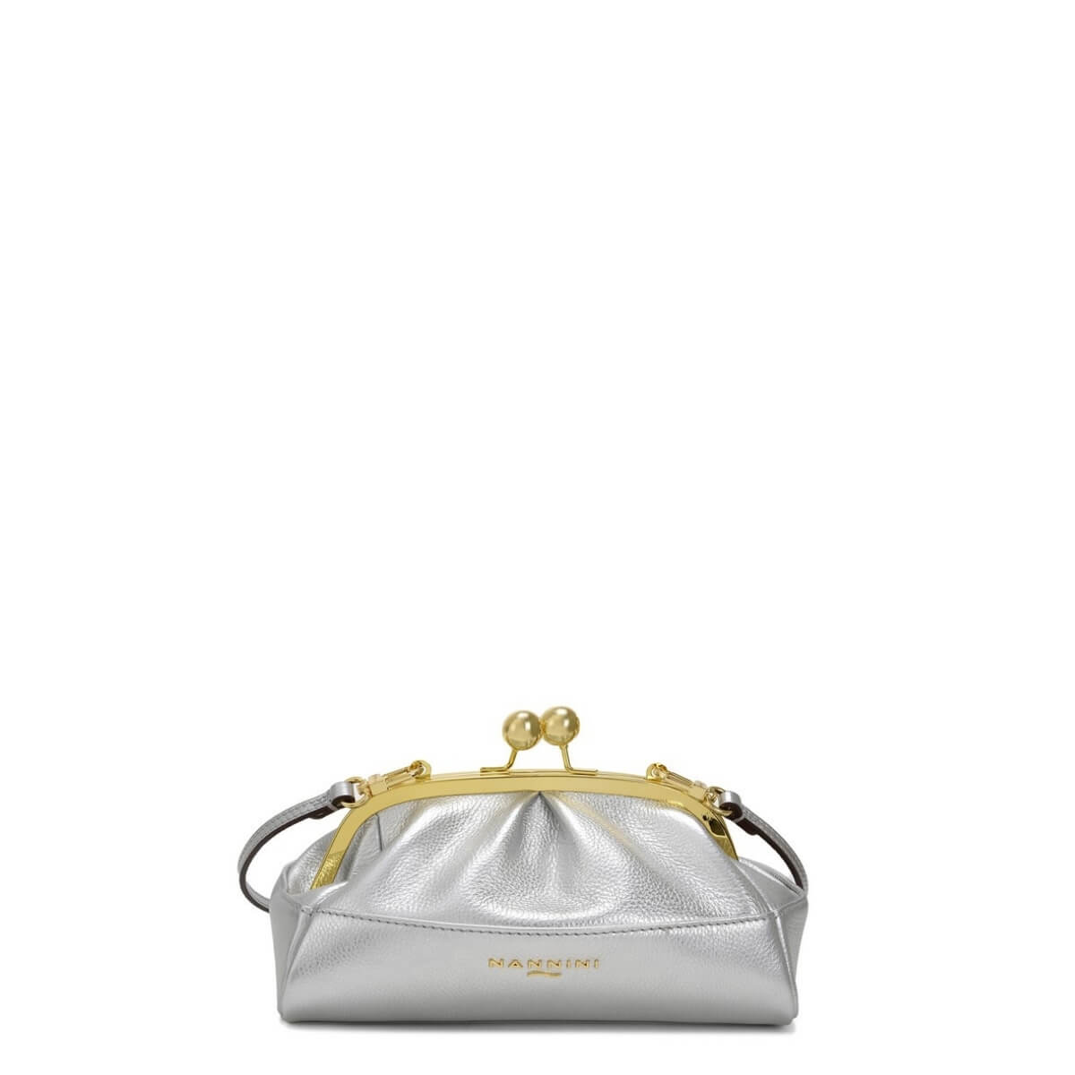 NANNINI BORSA CLUTCH IUNIA 19440 ARGENTO
