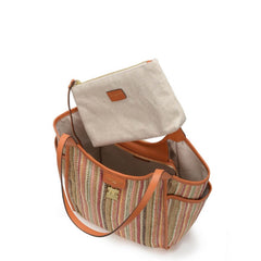 NANNINI BORSA SPALLA SIRIA 19400 ARANCIONE