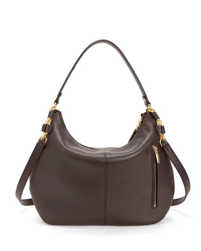 NANNINI BORSA A SPALLA YVONNE 18041 MARRONE