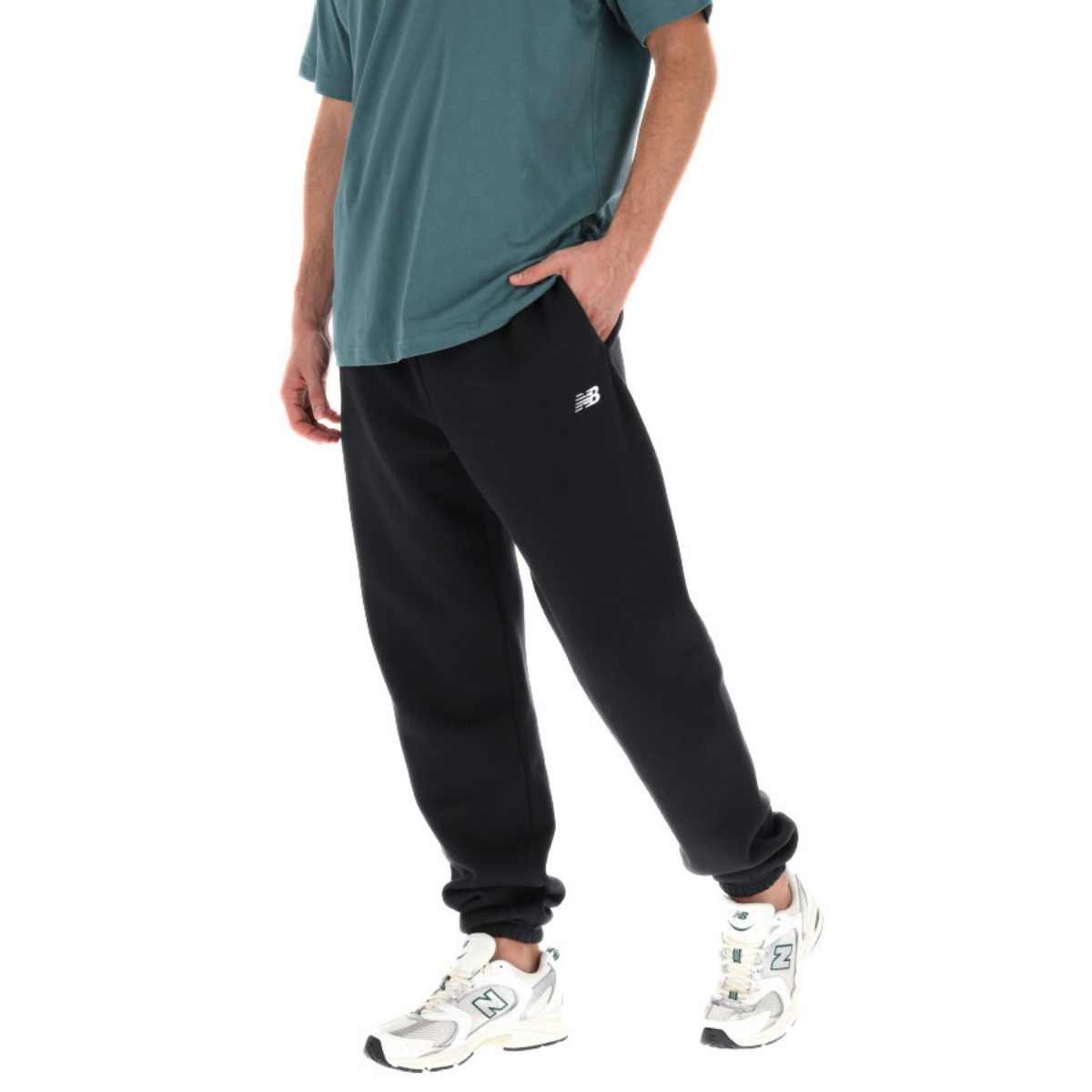 NEW BALANCE PANTALONE MP41503 BK NERO