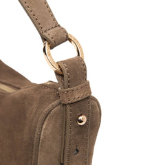 NERO GIARDINI BORSA A SPALLA CAMOSCIO I644343D 427 TABACCO