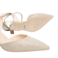 NERO GIARDINI SLINGBACK E615440DE 412 ORO