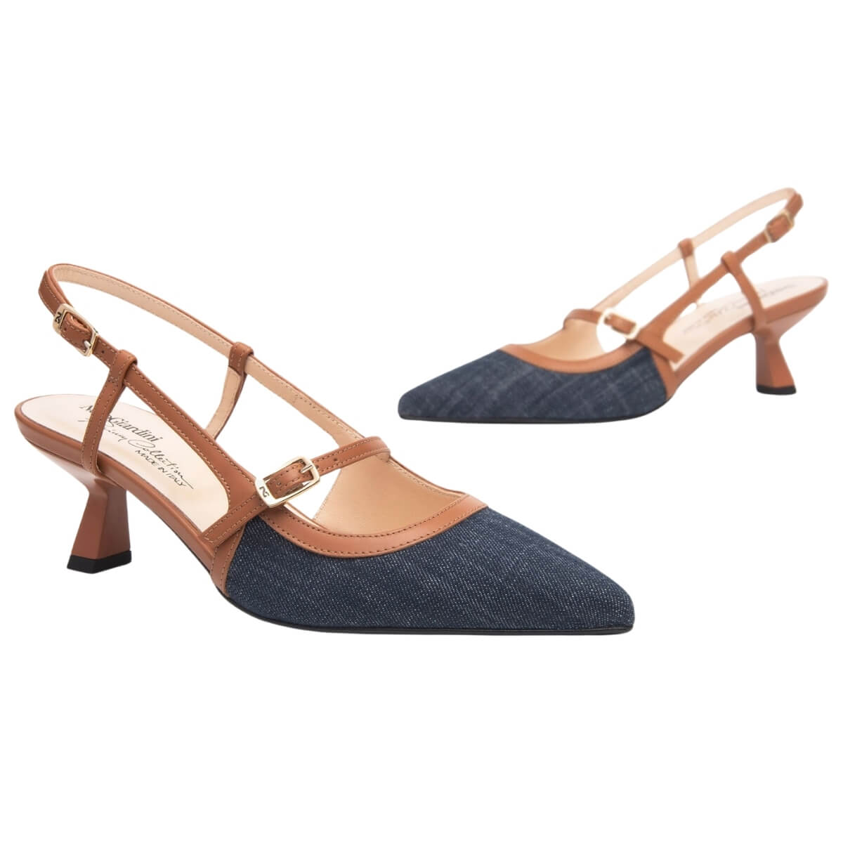 NERO GIARDINI SLINGBACK E615470D 214 BLU
