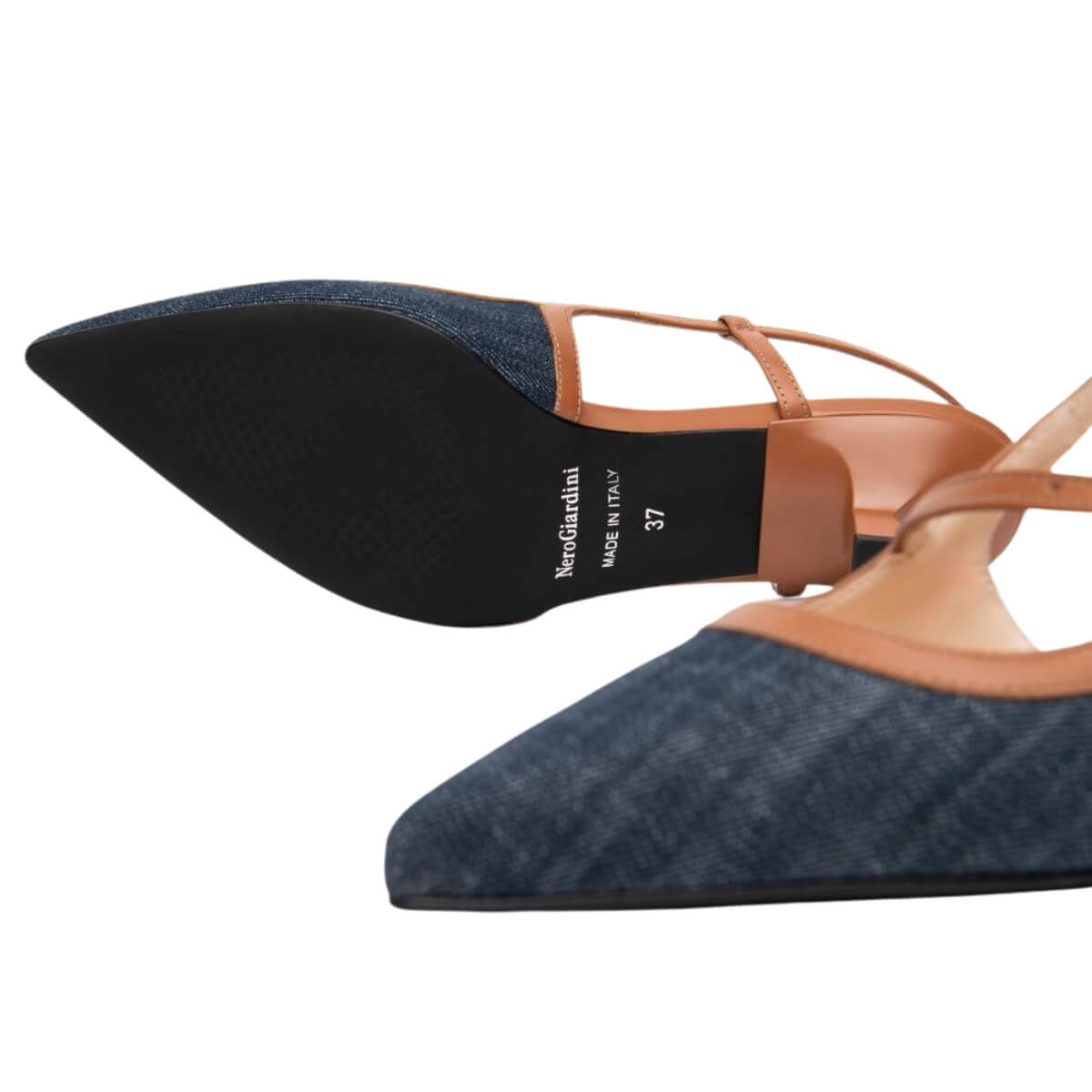 NERO GIARDINI SLINGBACK E615470D 214 BLU