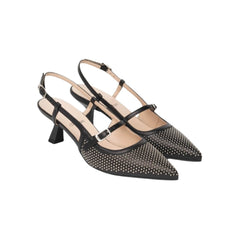 NERO GIARDINI SLINGBACK E615474D 100 NERO