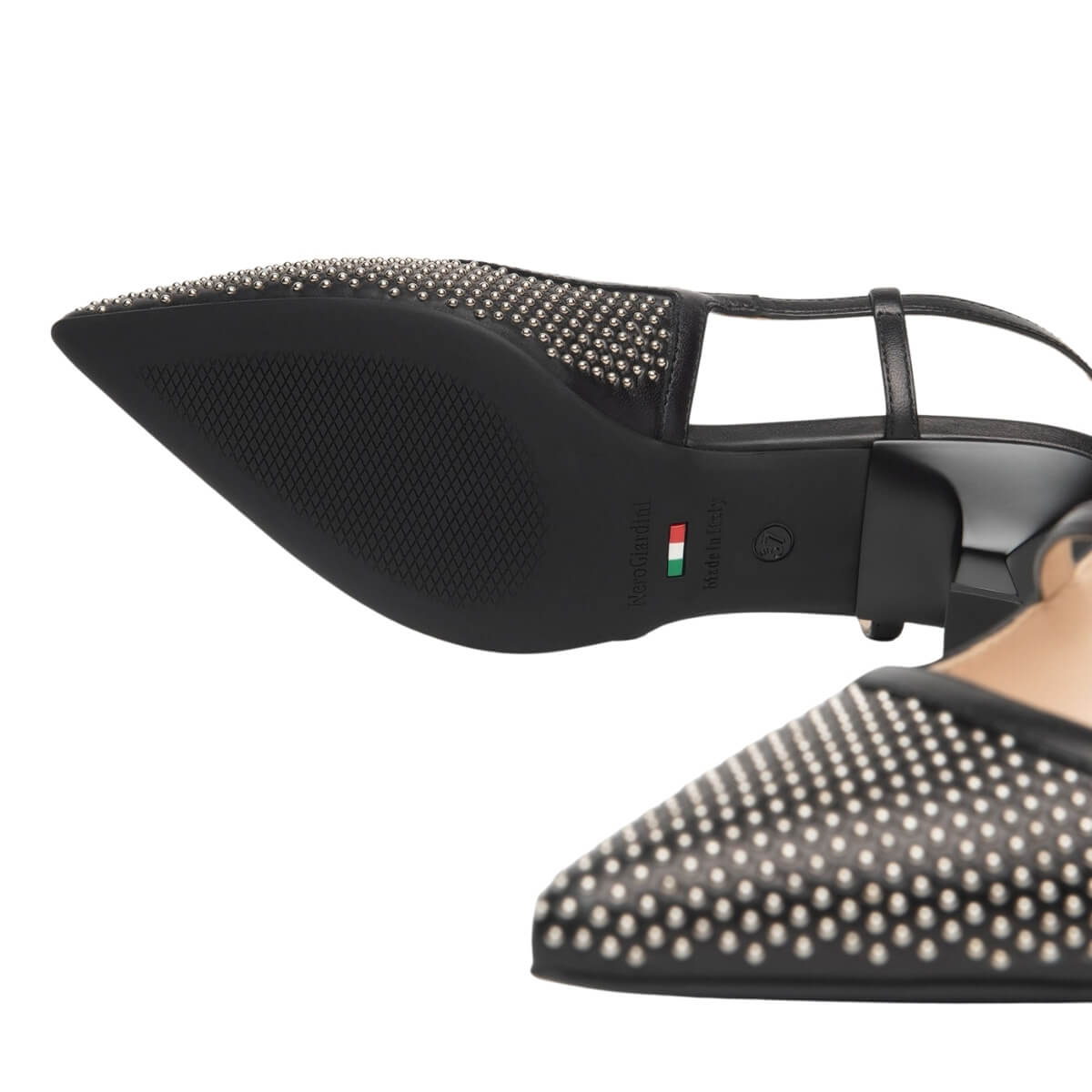 NERO GIARDINI SLINGBACK E615474D 100 NERO