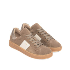 NERO GIARDINI SNEAKERS CAMOSCIO I617420D 405 BEIGE