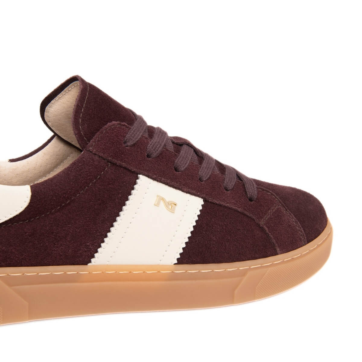 NERO GIARDINI SNEAKERS CAMOSCIO I617421D 613 BORDEAUX