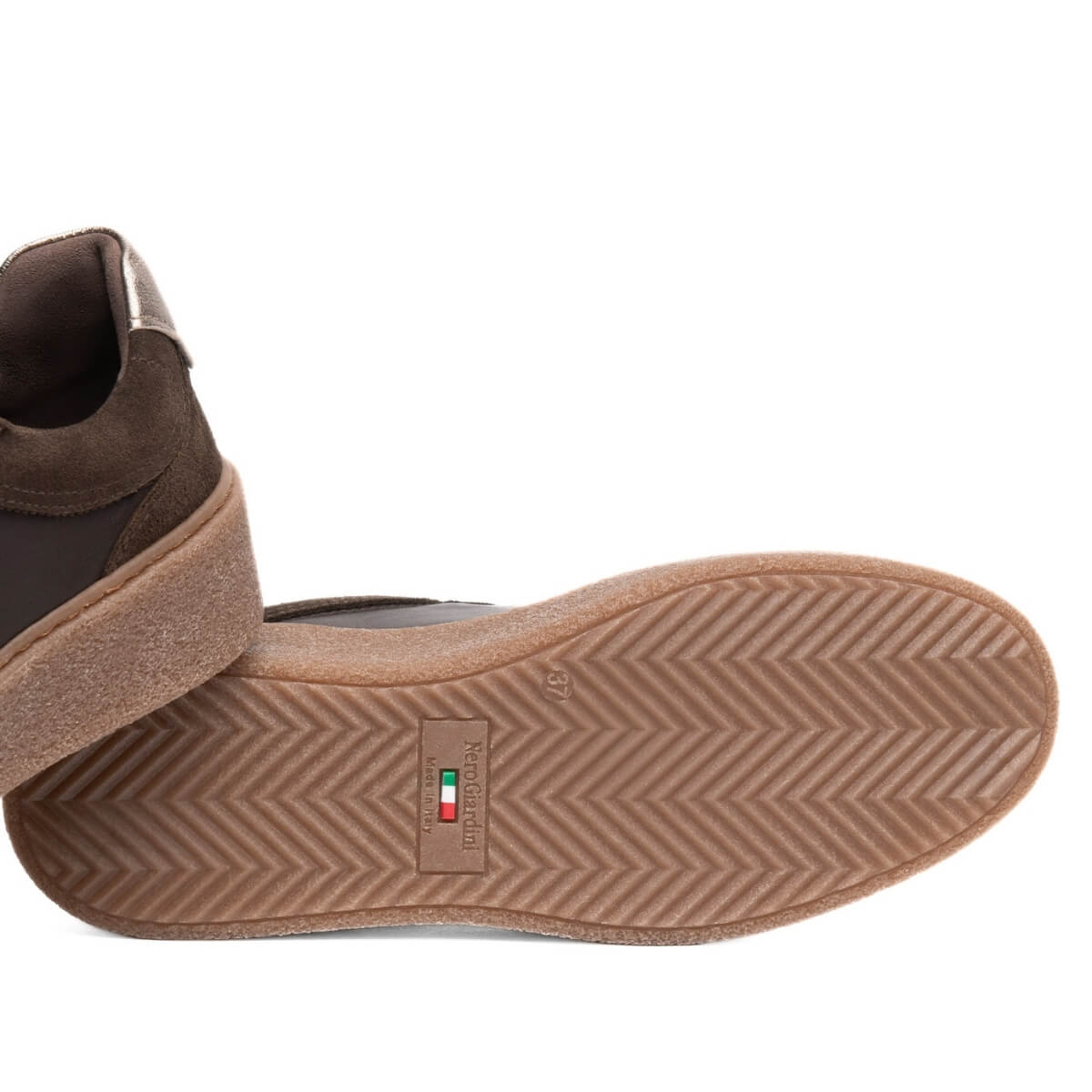 NERO GIARDINI SNEAKERS CAMOSCIO I617520D 300 MARRONE
