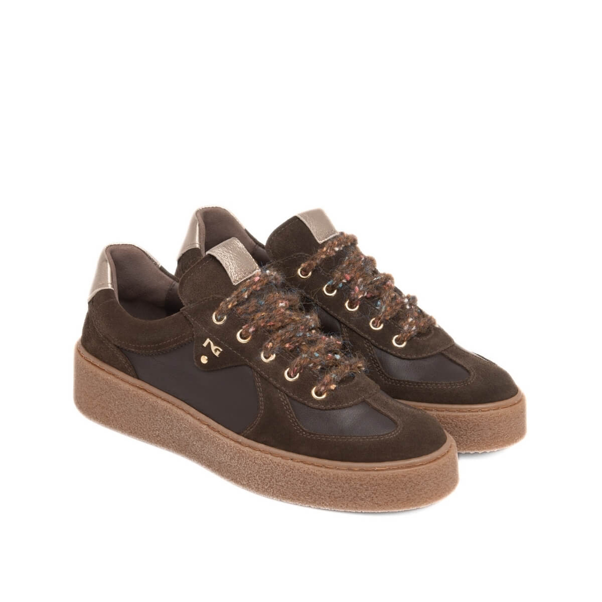 NERO GIARDINI SNEAKERS CAMOSCIO I617520D 300 MARRONE