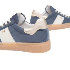 Sneakers donna Nero Giardini E513005D 203 suede blu avio.