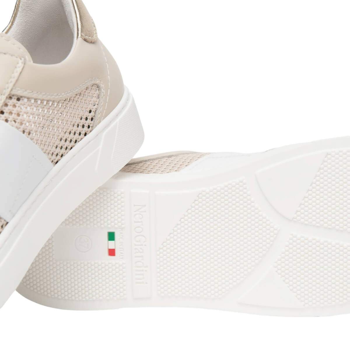 NERO GIARDINI SNEAKERS E615250D 710 BEIGE