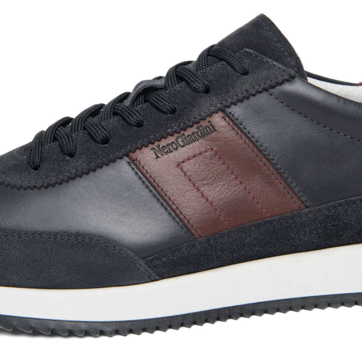 NERO GIARDINI SNEAKERS I601321U 200 CAMOSCIO BLU