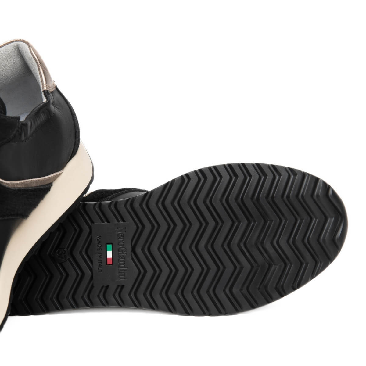NERO GIARDINI SNEAKERS I617325D 100 NERO