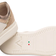 NERO GIARDINI SNEAKERS PELLE I617430D 710 BEIGE
